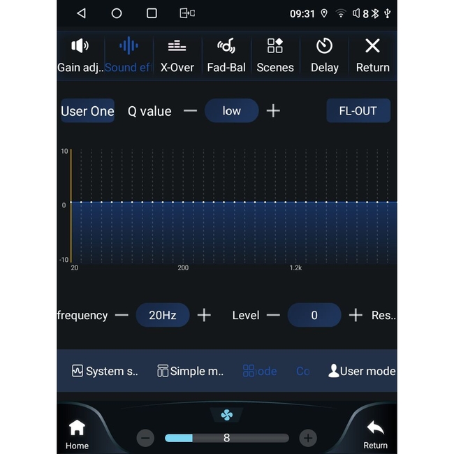 LENOVO SSW 10959_CPA TESLA STYLE for FORD MONDEO mod. 2014>