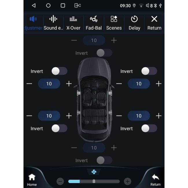 LENOVO SSW 10959_CPA TESLA STYLE for FORD MONDEO mod. 2014>