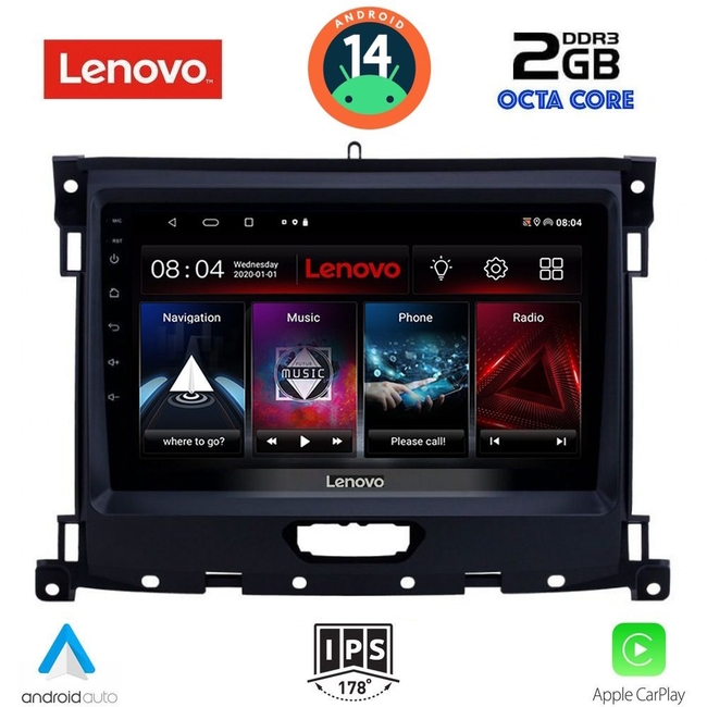 LENOVO LVF 5173_CPA (9inc) MULTIMEDIA TABLET for FORD RANGER mod. 2018&gt;