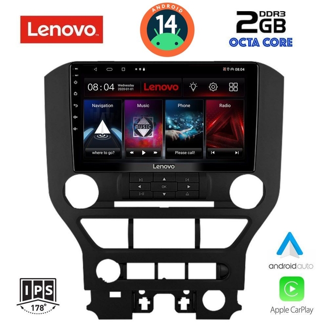 LENOVO LVF 5166_CPA (9inc) MULTIMEDIA TABLET for FORD MUSTANG mod. 2015-2020