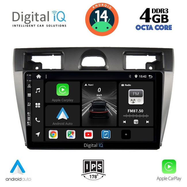 DIGITAL IQ BXF 6153_CPAA (9inc) MULTIMEDIA TABLET for FORD FIESTA mod. 2005-2008