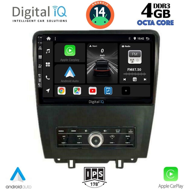 DIGITAL IQ BXF 6165_CPAA (9inc) MULTIMEDIA TABLET for FORD MUSTANG mod. 2010-2015