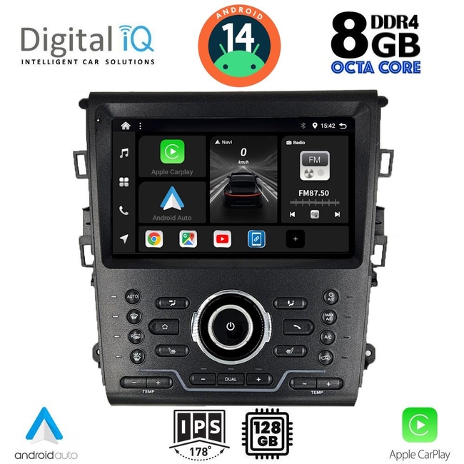 DIGITAL IQ BXF 7164_CPAA CLIMA (9inc) MULTIMEDIA TABLET for FORD MONDEO mod. 2014&gt;