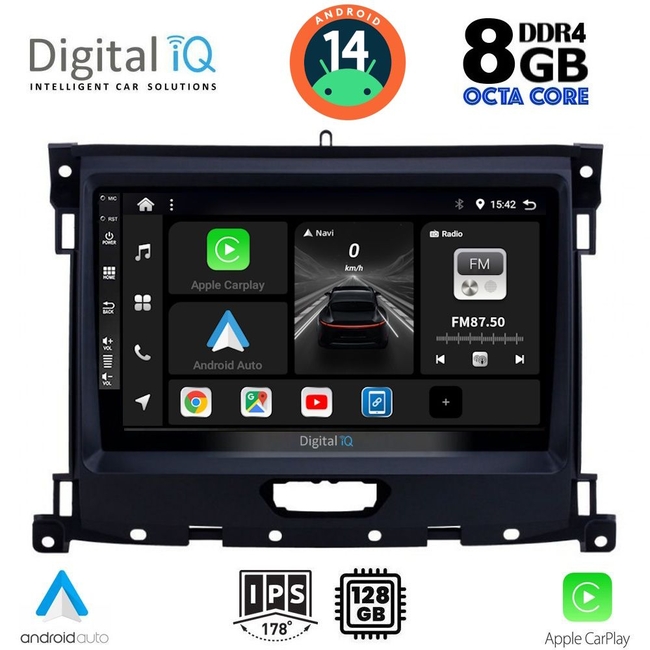 DIGITAL IQ BXF 7173_CPAA (9inc) MULTIMEDIA TABLET for FORD RANGER mod. 2018&gt;