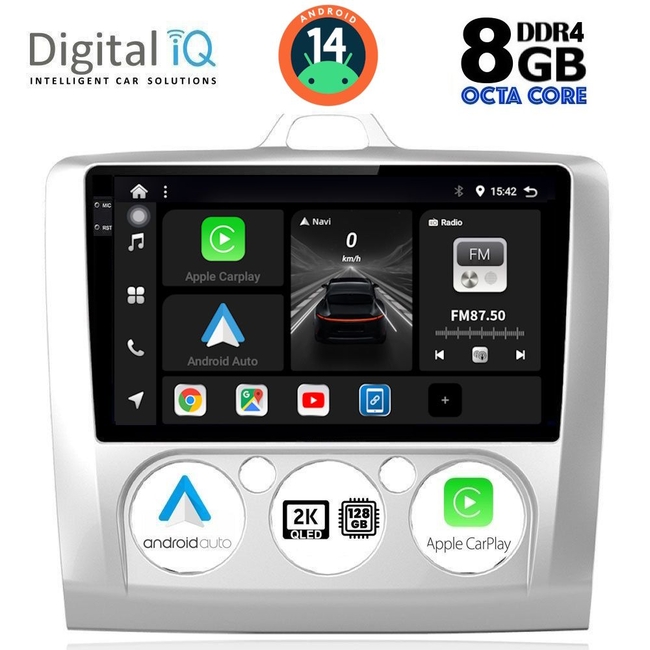 DIGITAL IQ BXF 8156_CPAA A/C (9inc) MULTIMEDIA TABLET for FORD FOCUS mod. 2005-2012