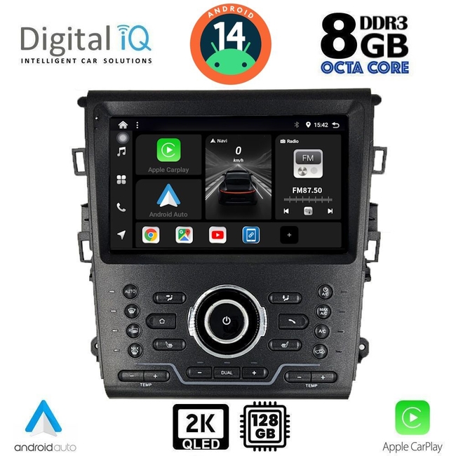 DIGITAL IQ BXF 8164_CPAA CLIMA (9inc) MULTIMEDIA TABLET for FORD MONDEO mod. 2014&gt;