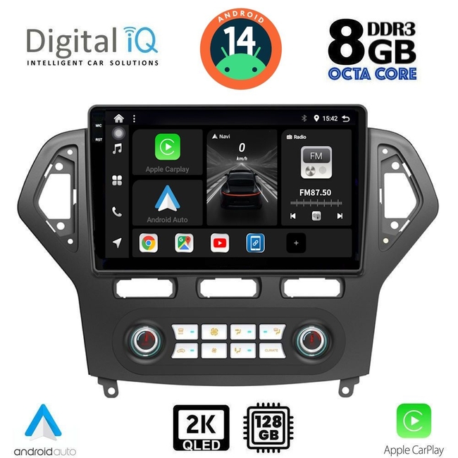 DIGITAL IQ BXF 8162_CPAA CLIMA (10inc) MULTIMEDIA TABLET for FORD MONDEO mod. 2007-2011