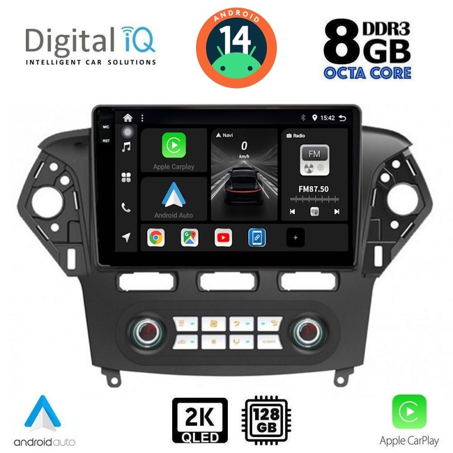 DIGITAL IQ BXF 8163_CPAA CLIMA (10inc) MULTIMEDIA TABLET for FORD MONDEO mod. 2011-2013