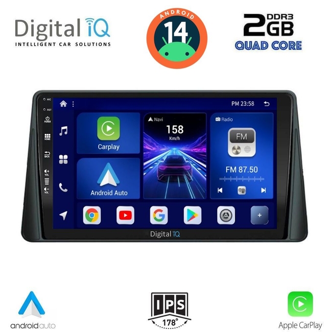DIGITAL IQ BXC 3158_CPAA (9inc) MULTIMEDIA TABLET for FORD FOCUS mod. 2019>