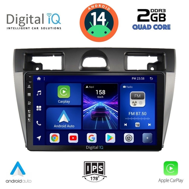 DIGITAL IQ BXC 3153_CPAA (9inc) MULTIMEDIA TABLET for FORD FIESTA mod. 2005-2008