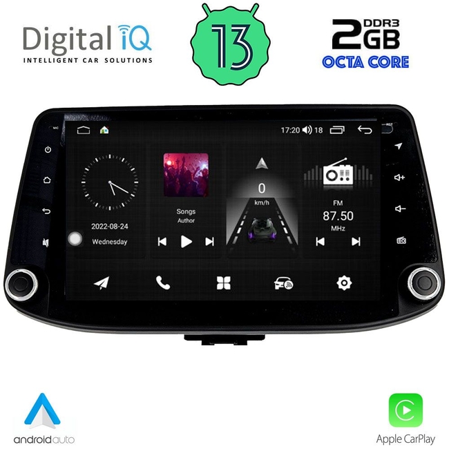 DIGITAL IQ MSF 327_CPA (9" DECK) MULTIMEDIA SYSTEM for HYUNDAI i30 mod. 2018&gt;