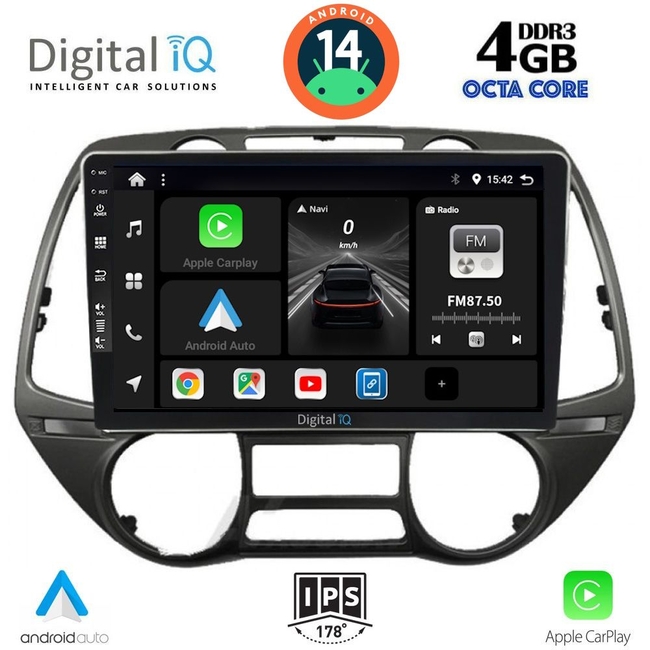 DIGITAL IQ BXF 6226_CPAA  (9inc) MULTIMEDIA TABLET for HYUNDAI i20 mod. 2008-2013