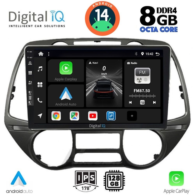 DIGITAL IQ BXF 7226_CPAA  (9inc) MULTIMEDIA TABLET for HYUNDAI i20 mod. 2008-2013
