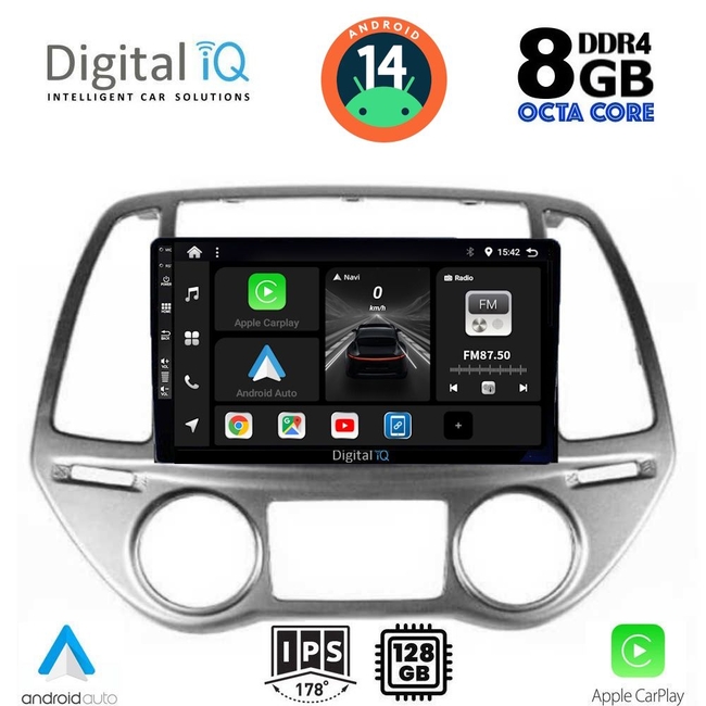 DIGITAL IQ BXF 7227_CPAA CLIMA (9inc) MULTIMEDIA TABLET for HYUNDAI i20 mod. 2008-2012