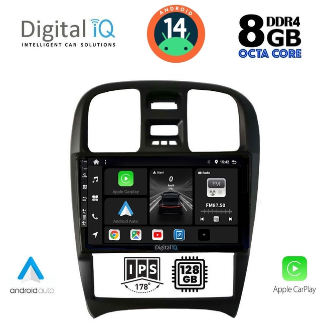 DIGITAL IQ BXF 7247_CPAA (9inc) MULTIMEDIA TABLET for HYUNDAI SONATA mod. 2000-2006