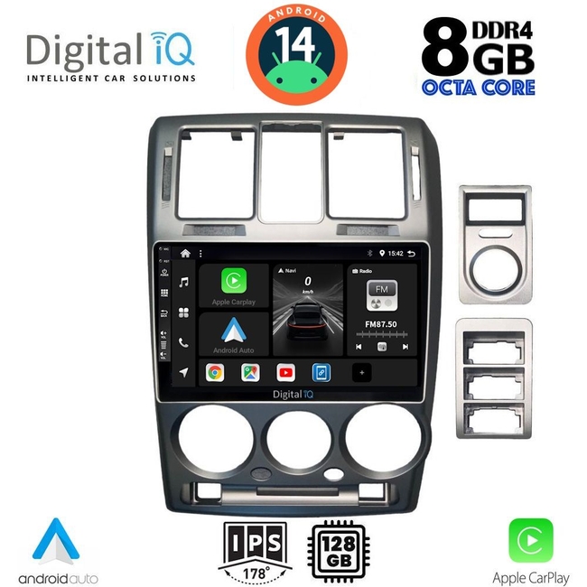 DIGITAL IQ BXF 7222_CPAA (9inc) MULTIMEDIA TABLET for HYUNDAI GETZ mod. 2002-2011