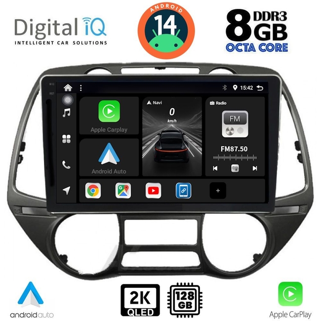 DIGITAL IQ BXF 8226_CPAA  (9inc) MULTIMEDIA TABLET for HYUNDAI i20 mod. 2008-2013