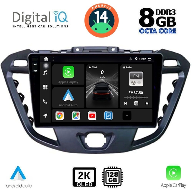 DIGITAL IQ BXF 8177_CPAA (9inc) MULTIMEDIA TABLET for FORD TRANSIT CUSTOM | TOURNEO CUSTOM mod. 2013-2019