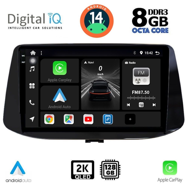 DIGITAL IQ BXF 8233_CPAA (9inc) MULTIMEDIA TABLET for HYUNDAI i30 mod. 2018&gt;