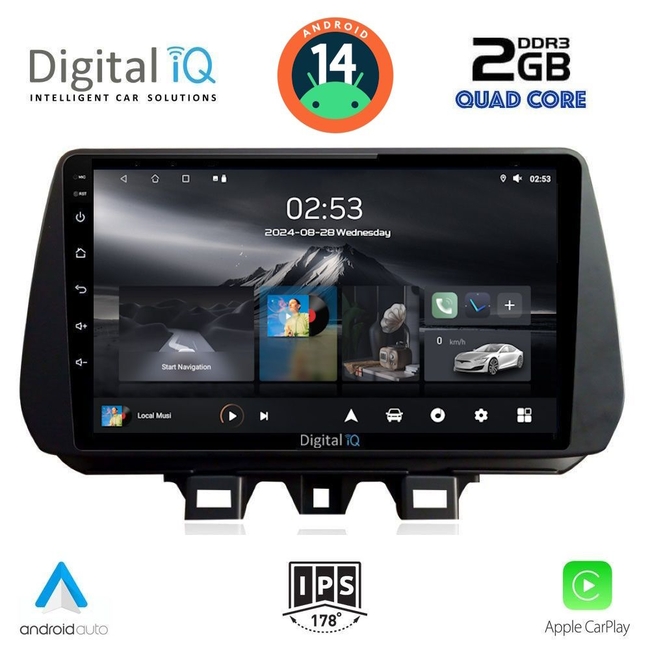 DIGITAL IQ RSB 1244_CPA (9inc) MULTIMEDIA TABLET for HYUNDAI TUSCON mod. 2019&gt;