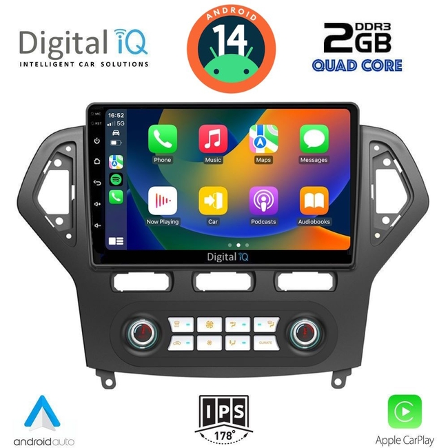 DIGITAL IQ RSB 1162_CPA CLIMA (10inc) MULTIMEDIA TABLET for FORD MONDEO mod. 2007-2011