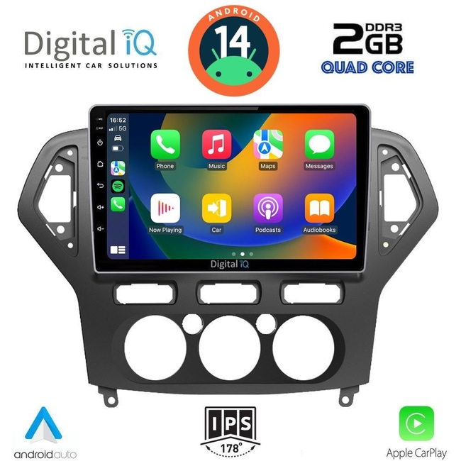 DIGITAL IQ RSB 1162_CPA A/C (10inc) MULTIMEDIA TABLET for FORD MONDEO mod. 2007-2011