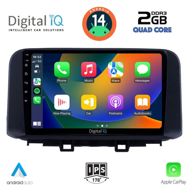 DIGITAL IQ RSB 1237_CPA (10inc) MULTIMEDIA TABLET for HYUNDAI KONA mod. 2017>