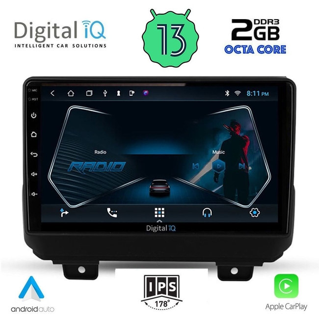 DIGITAL IQ RTC 5298_CPA (9inc) MULTIMEDIA TABLET for JEEP WRANGLER mod. 2018&gt;