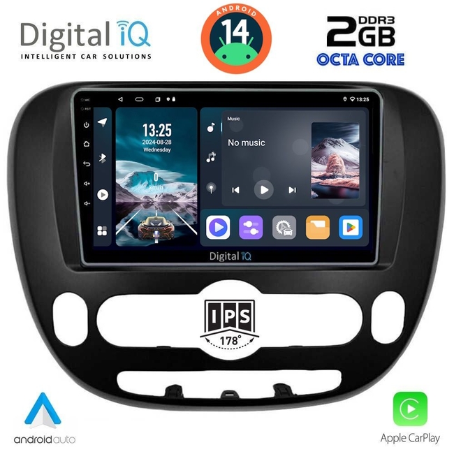 DIGITAL IQ RTG 4321_CPA (9inc) MULTIMEDIA TABLET for KIA SOUL mod. 2014&gt;