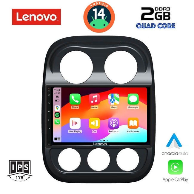 LENOVO LVD 2277_CPA (10inc) MULTIMEDIA TABLET for JEEP COMPASS - PATRIOT mod. 2007-2016