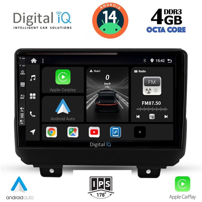 DIGITAL IQ BXF 6298_CPAA (9inc) MULTIMEDIA TABLET for JEEP WRANGLER mod. 2018>