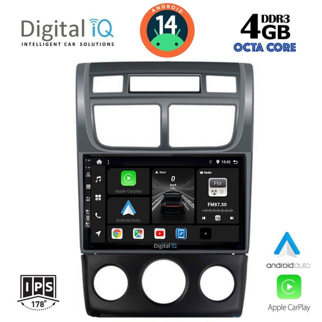 DIGITAL IQ BXF 6324_CPAA (A/C) (9inc) MULTIMEDIA TABLET for KIA SPORTAGE mod. 2004-2010