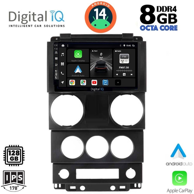 DIGITAL IQ BXF 7292_CPAA (9inc) MULTIMEDIA TABLET for JEEP WRANGLER  mod. 2006-2011