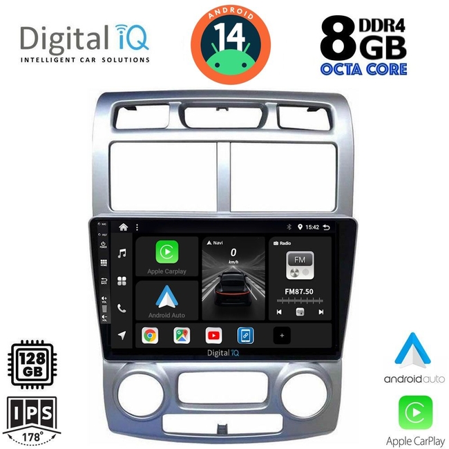DIGITAL IQ BXF 7324_CPAA (CLIMA) (9inc) MULTIMEDIA TABLET for KIA SPORTAGE mod. 2004-2010