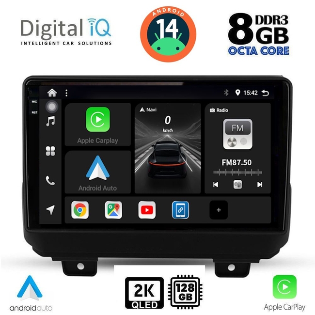 DIGITAL IQ BXF 8298_CPAA (9inc) MULTIMEDIA TABLET for JEEP WRANGLER mod. 2018&gt;
