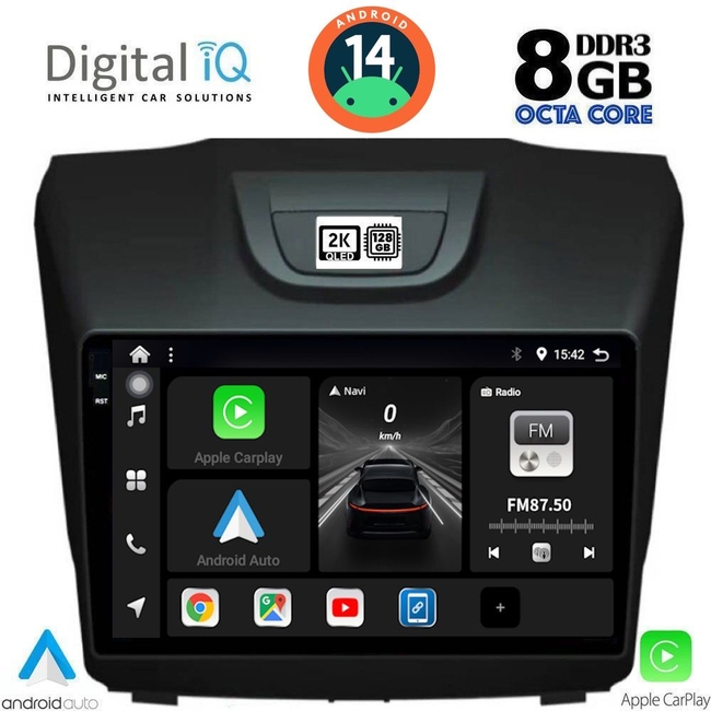 DIGITAL IQ BXF 8255_CPAA (9inc) MULTIMEDIA TABLET for ISUZU DMAX mod. 2012&gt;