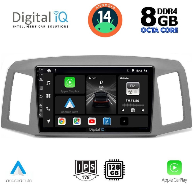 DIGITAL IQ BXF 7281_CPAA (10inc) MULTIMEDIA TABLET for JEEP GRAND CHEROKEE mod. 2005-2007