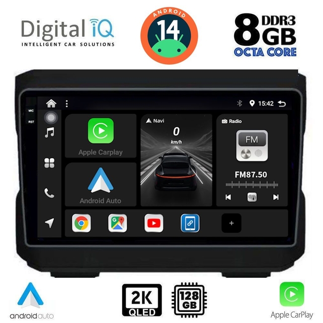 DIGITAL IQ BXF 8272_CPAA (10inc) MULTIMEDIA TABLET for JEEP  mod. 2007-2014 - DODGE mod. 2007&gt;