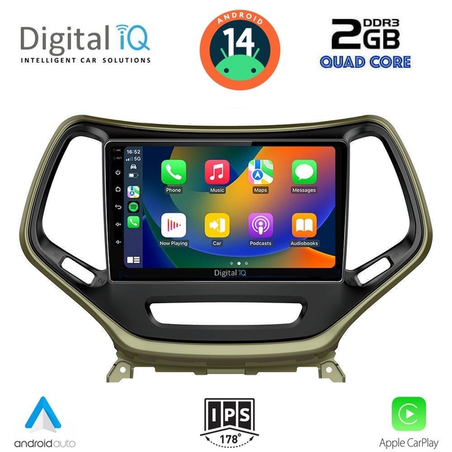 DIGITAL IQ RSB 1273_GPS (10inc) MULTIMEDIA TABLET for JEEP  CHEROKEE mod. 2014>