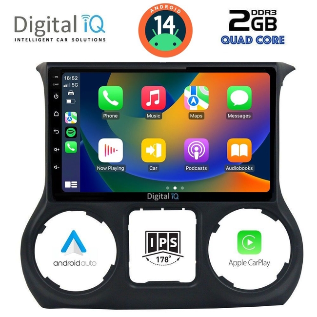 DIGITAL IQ RSB 1295_CPA (10inc) MULTIMEDIA TABLET for JEEP WRANGLER  mod. 2011-2014