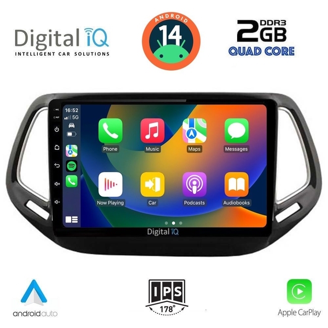 DIGITAL IQ RSB 1278_CPA (10inc) MULTIMEDIA TABLET for JEEP COMPASS mod. 2016-2021