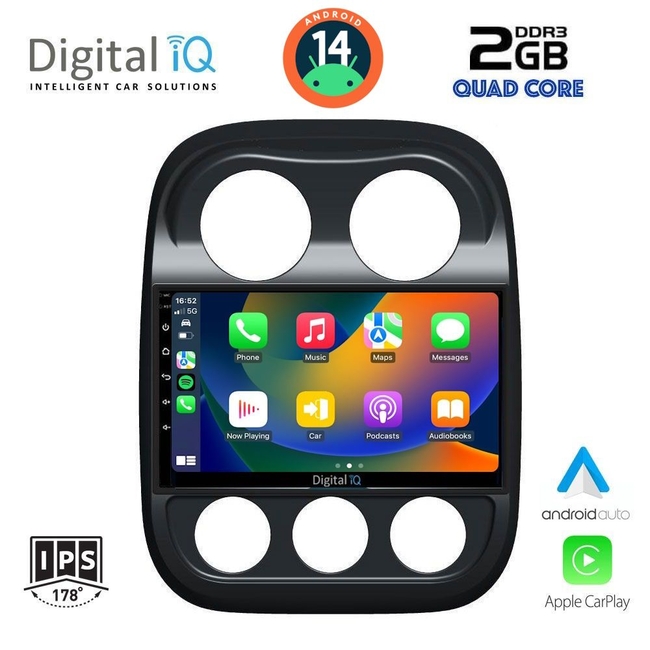 DIGITAL IQ RSB 1277_CPA (10inc) MULTIMEDIA TABLET for JEEP COMPASS - PATRIOT  mod. 2007-2016
