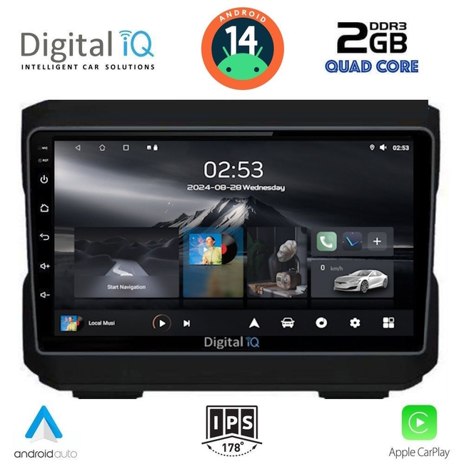 DIGITAL IQ RSB 1272_GPS (10inc) MULTIMEDIA TABLET for JEEP  mod. 2007-2014  - DODGE mod. 2007&gt;