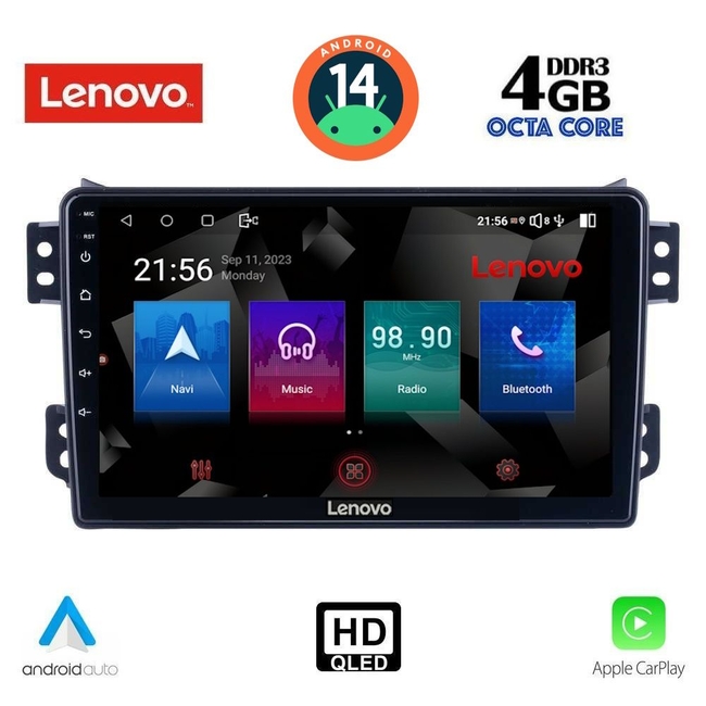 LENOVO SSX 9682_CPA (9inc) MULTIMEDIA TABLET for OPEL AGILA - SUZUKI SPLASH mod. 2008&gt;