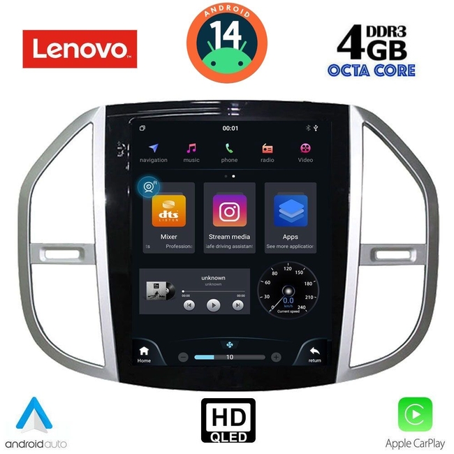 LENOVO SSX 9960_CPA TESLA STYLE  for MERCEDES VITO mod. 2015&gt;