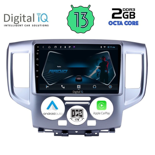 DIGITAL IQ RTC 5458_CPA (9inc) MULTIMEDIA TABLET for NISSAN NV 200 mod. 2009&gt;