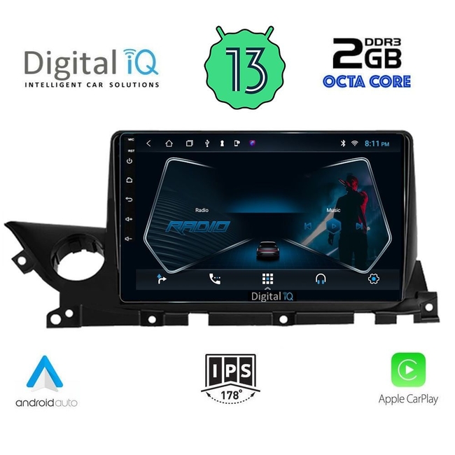 DIGITAL IQ RTC 5379B_CPA (9inc) MULTIMEDIA TABLET for MAZDA 6 mod. 2021&gt;