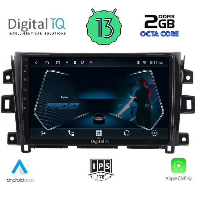 DIGITAL IQ RTC 5455_CPA (9inc) MULTIMEDIA TABLET for NISSAN NAVARA mod. 2016&gt;