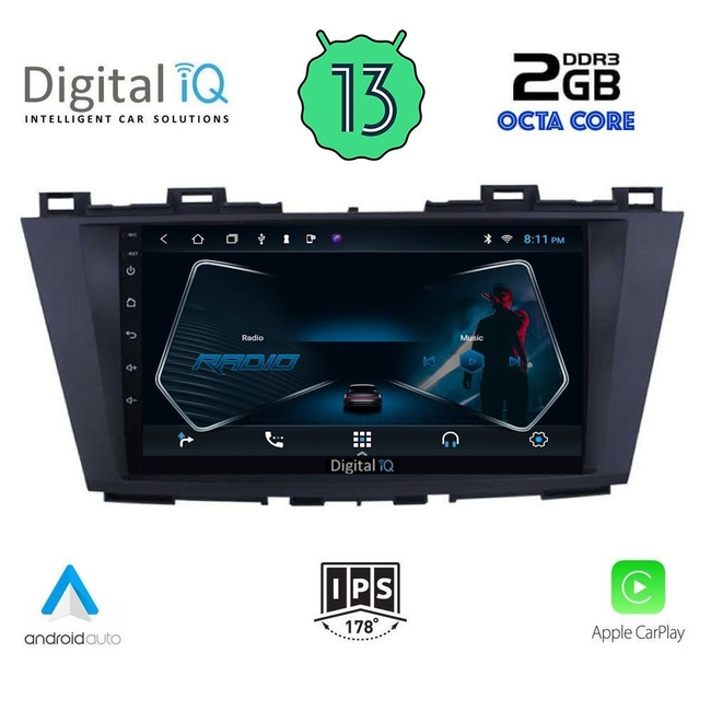 DIGITAL IQ RTC 5371_CPA (9inc) MULTIMEDIA TABLET for MAZDA 5 mod. 2011&gt;