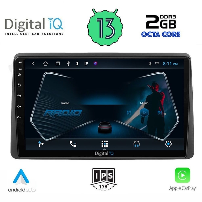 DIGITAL IQ RTC 5453_CPA (10inc) MULTIMEDIA TABLET for NISSAN JUKE mod. 2021>